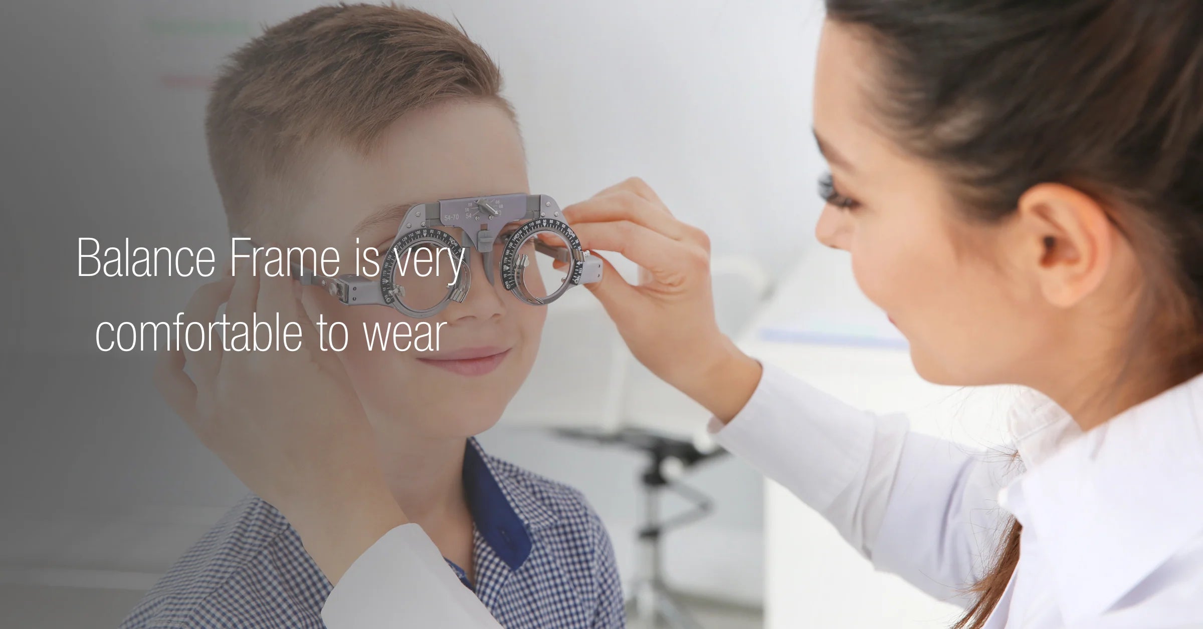 How the frame sits in relation to your pupils