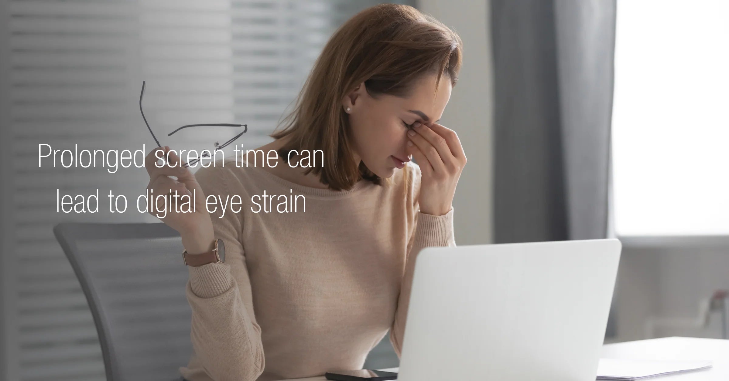 My eyes hurt after using the computer