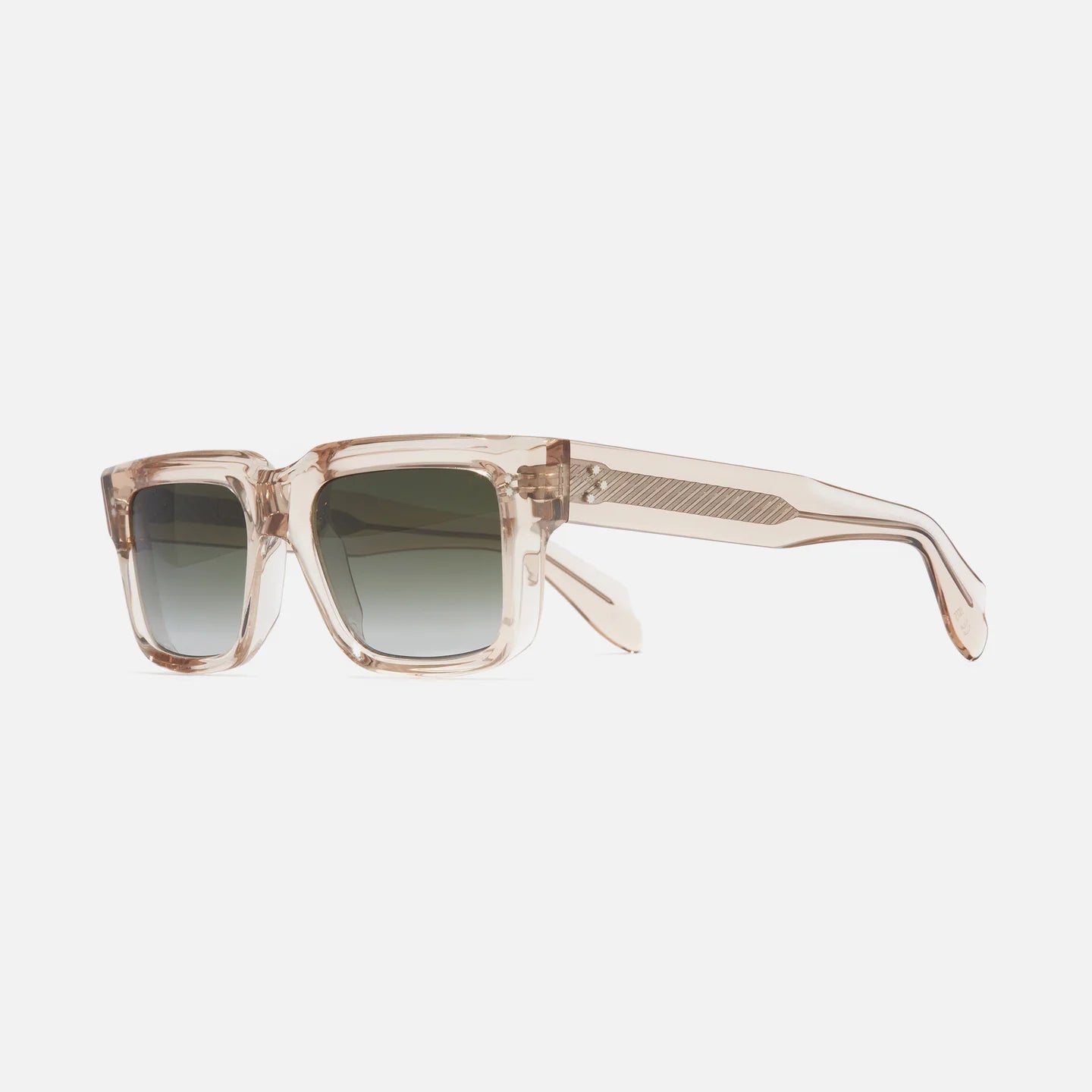 CG1403 Sunglasses with a clear frame and gradient lenses on a white background
