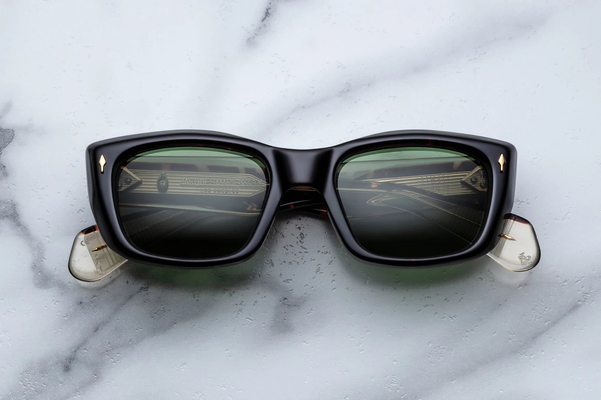 black sunglasses rectangular