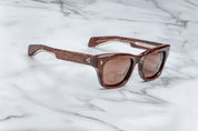 JMM Dealan in burlwood wayfer shaped frame side view