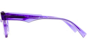 side view of a Rectaungular frame in translucent purple