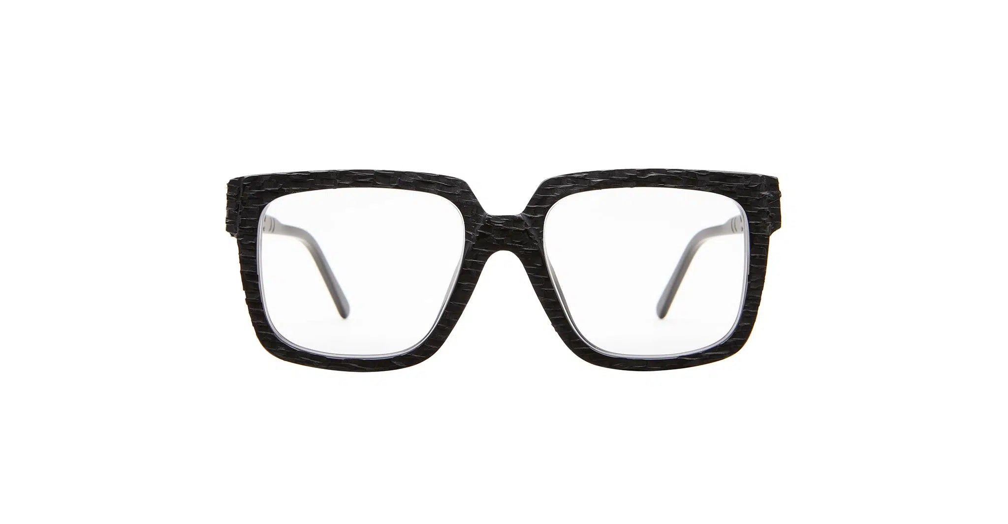 textured black matt square frame