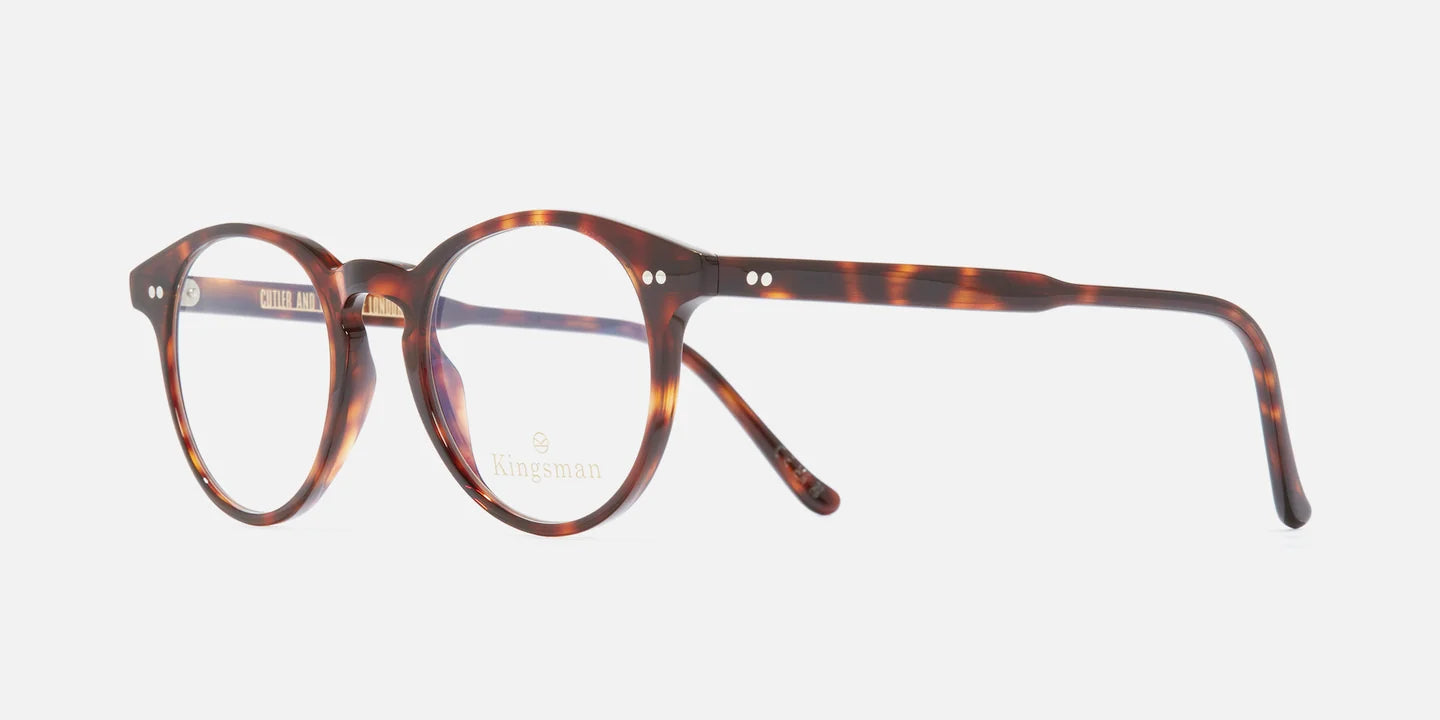 Kingsman glasses tortoise shell side