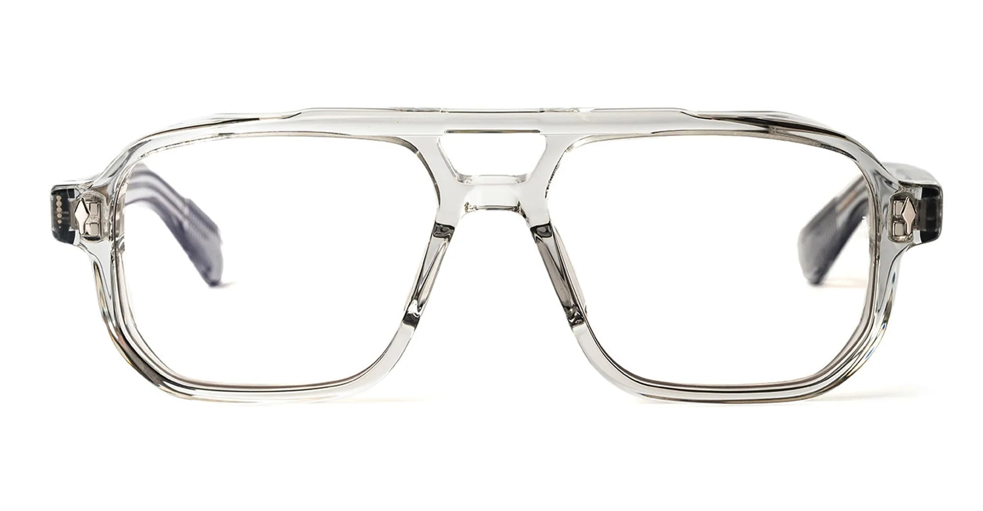 JMM evans aviator frame in sulphurwith double bridge