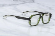 JMM evans aviator frame in borneo with double bridge - side view